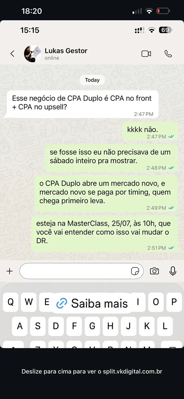 Conversa de WhatsApp #1